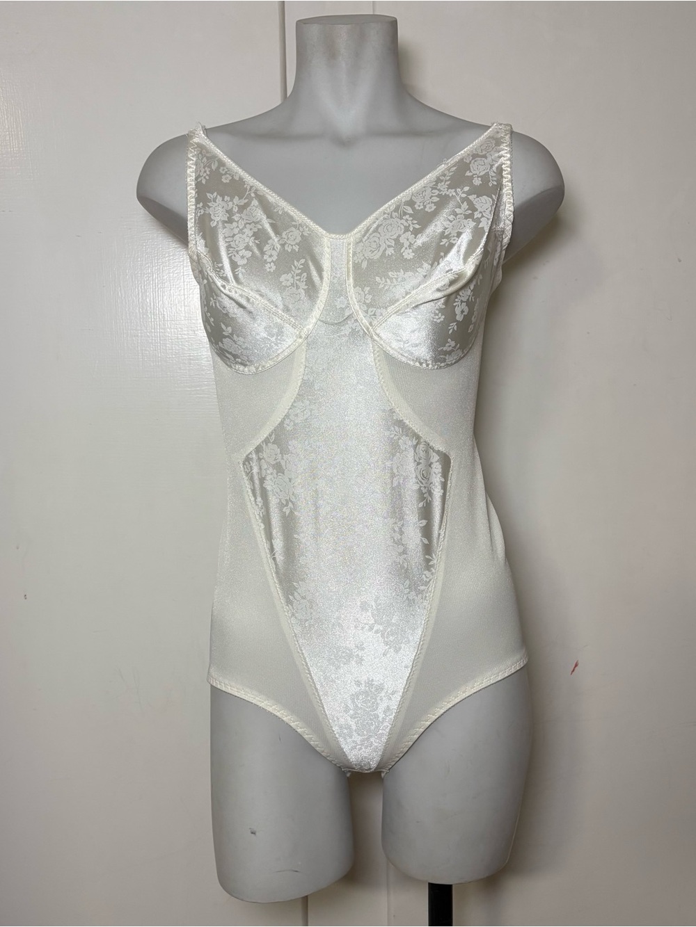 Vintage 90s White Shape wear Bodysuit